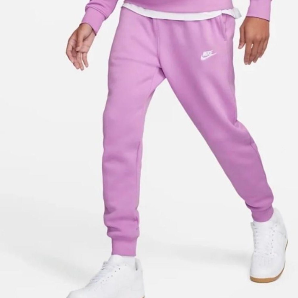 Nike Girls' Sportswear Club Fleece Violet Sweat Pant Joggers